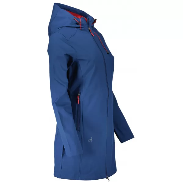  Ženski softshell plašč ALTISPORT DERAURA LCTU166 TEMNO MODRA 