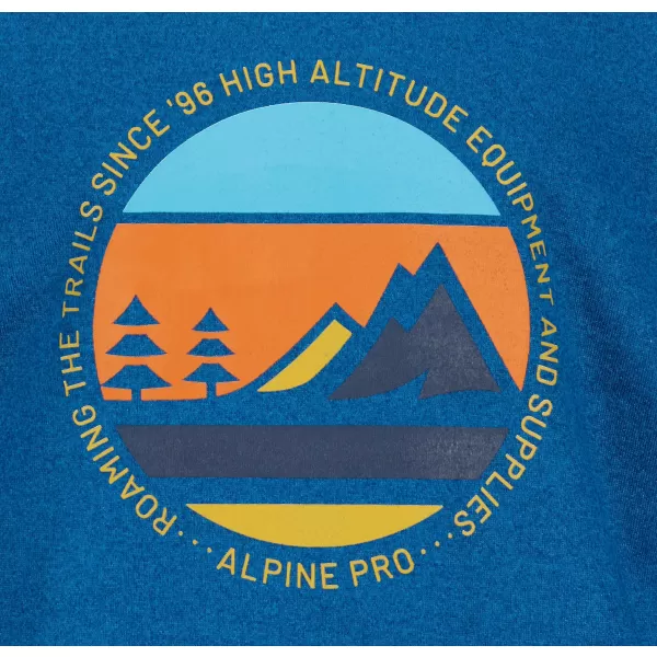  Otroška trenirka ALPINE PRO RONDO KSWU168 MODRO 