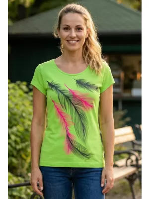 Dámské triko ALTISPORT CARRYOVER ALW112122 APPLE GREEN