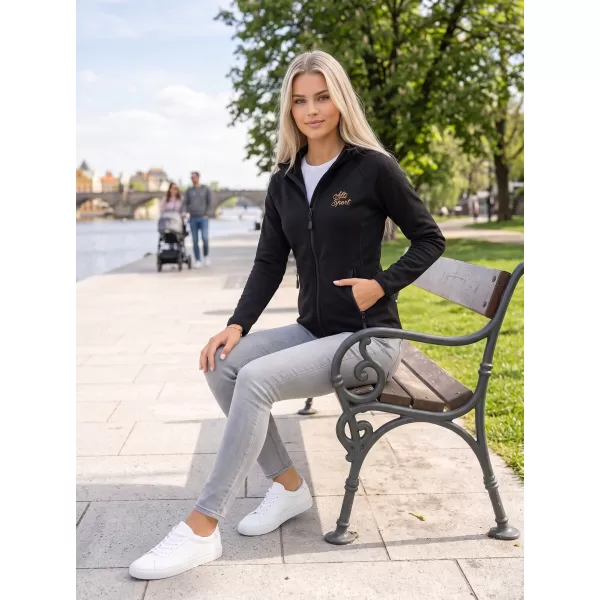  Ženski premium pulover ALTISPORT ALW056418 ČRNA 