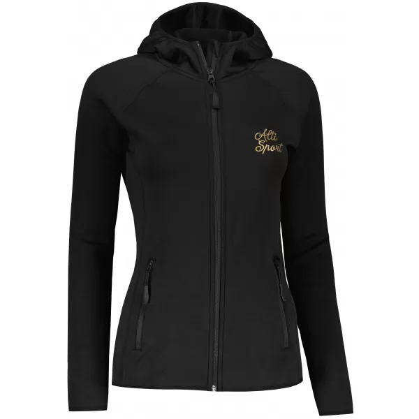  Ženski premium pulover ALTISPORT ALW056418 ČRNA 