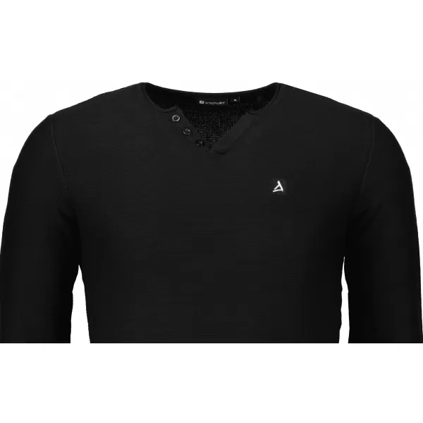  Moški pulover ALTISPORT SWEK MPLU108 ČRNA 