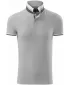 Moška majica s kratkimi rokavi z ovratnikom MALFINI PREMIUM COLLAR UP 256 SREBRNO SIVA