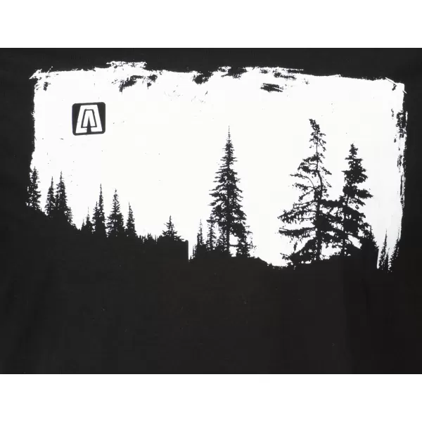  Pánské triko ALTISPORT CARRYOVER ALM111129 ČERNOBÍLÁ 