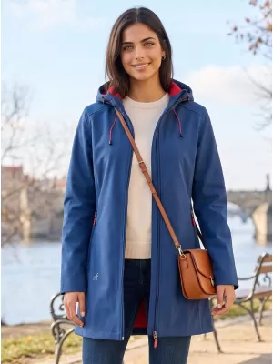 Ženski softshell plašč ALTISPORT DERAURA LCTU166 TEMNO MODRA