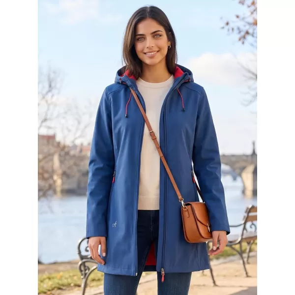  Ženski softshell plašč ALTISPORT DERAURA LCTU166 TEMNO MODRA 