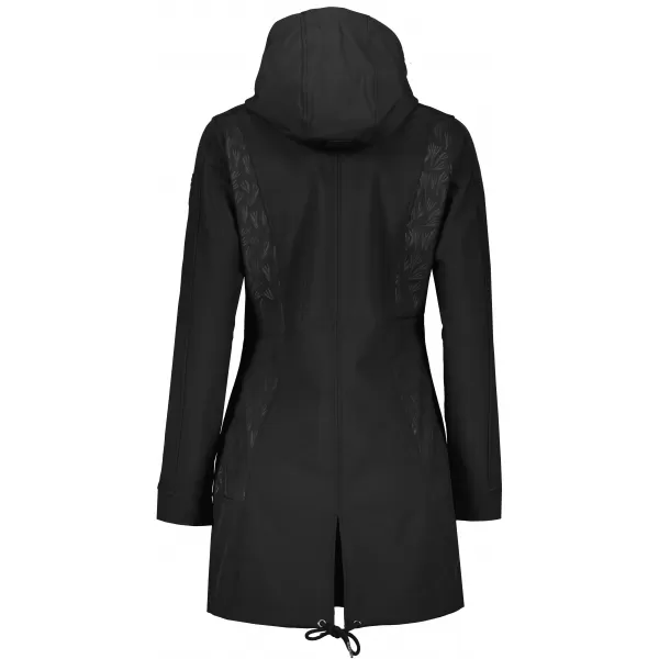  Ženski softshell plašč ALTISPORT GYMA LCTU163 ČRNA 