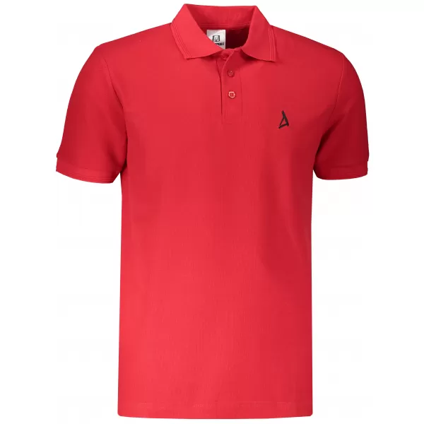  Moška premium majica z ovratnikom ALTISPORT ALM002203 RDEČA 