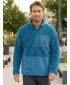 Moški pulover iz flisa ALTISPORT HONOB MSWU307 MODRA