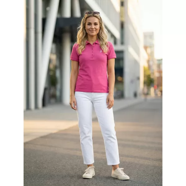  Ženska premium majica z ovratnikom ALTISPORT ALW002210 VIJOLIČNA 