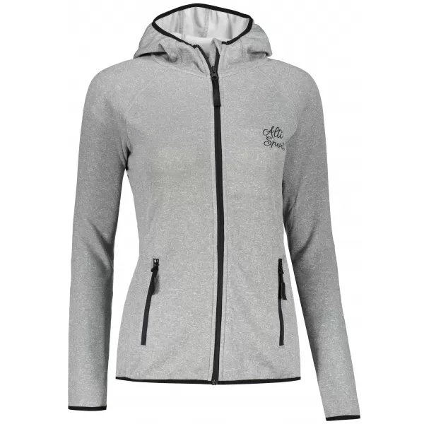  Ženski premium pulover ALTISPORT ALW056418 TEMNO SIVI POUDARKI 