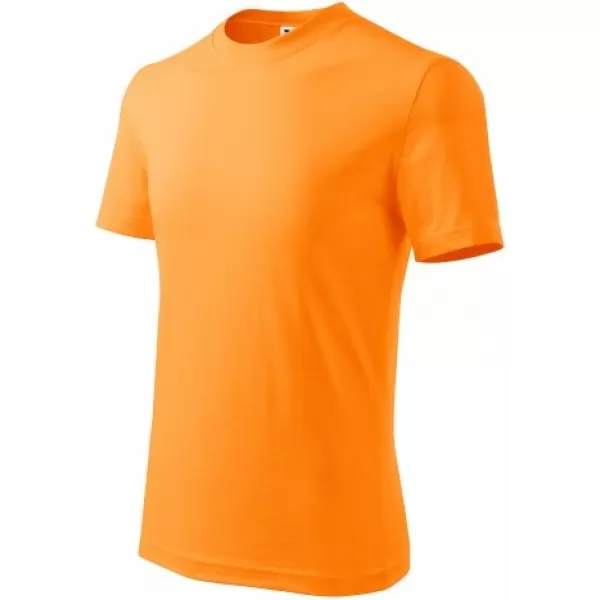  Otroška majica s kratkimi rokavi MALFINI BASIC 138 MANDARINA POMARANČA 