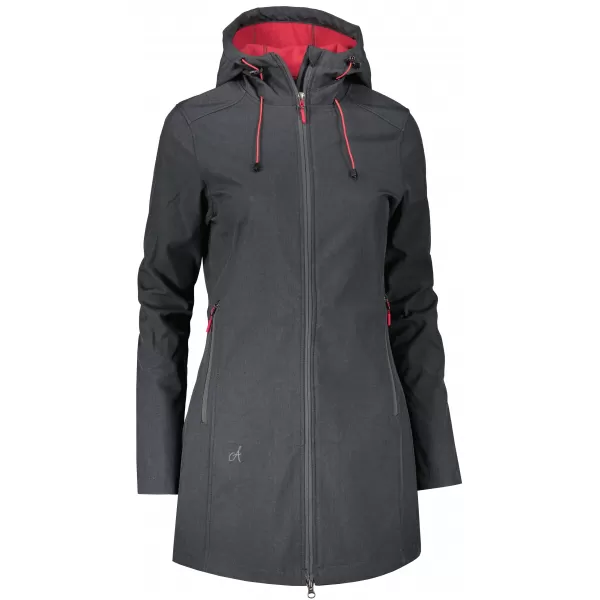  Ženski softshell plašč ALTISPORT DERAURA LCTU166 TEMNO SIVA 