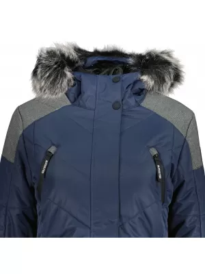 Ženska zimska jakna ALPINE PRO ICYBA 7 LJCU456 TEMNO MODRA