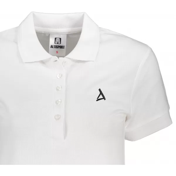  Ženska premium majica z ovratnikom ALTISPORT ALW002210 BELA 