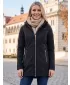 Ženski softshell plašč ALTISPORT GYMA LCTU163 ČRNA