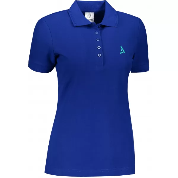  Ženska premium majica z ovratnikom ALTISPORT ALW002210 KRALJEVSKO MODRA 