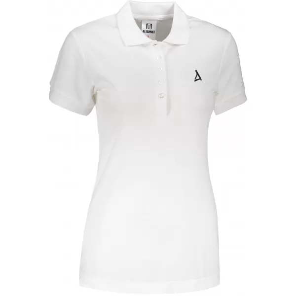  Ženska premium majica z ovratnikom ALTISPORT ALW002210 BELA 