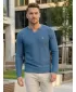 Moški pulover ALTISPORT SWEK MPLU108 MODRA