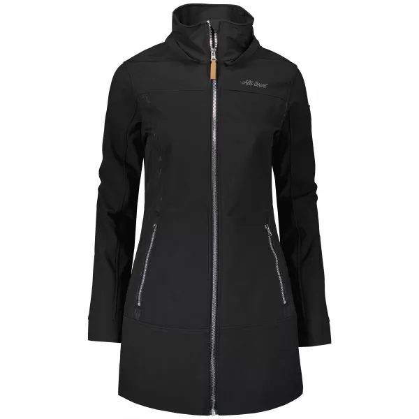  Ženski softshell plašč ALTISPORT GYMA LCTU163 ČRNA 
