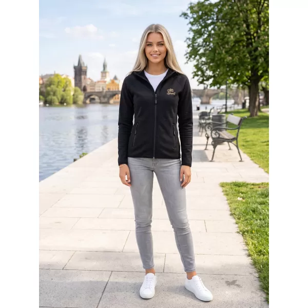  Ženski premium pulover ALTISPORT ALW056418 ČRNA 