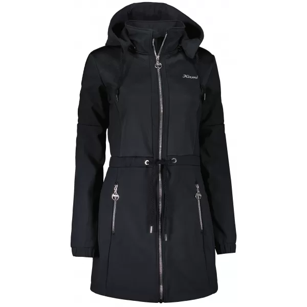  Ženski softshell plašč KIXMI MALAYA ČRNA 