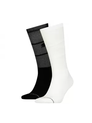 Ženske nogavice PUMA CHILL REVERSED CREW 2P 935275-01 ČRNO/BELO