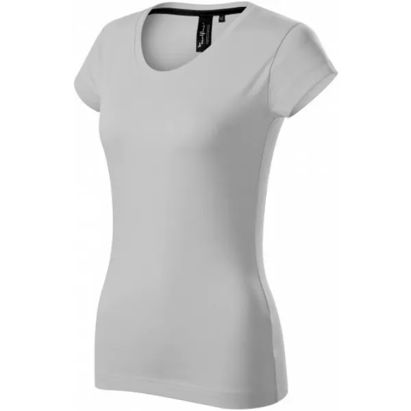  Ženska majica s kratkimi rokavi MALFINI PREMIUM EXCLUSIVE 154 SREBRNO SIVA 