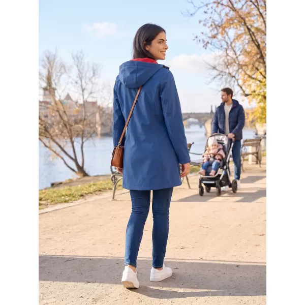  Ženski softshell plašč ALTISPORT DERAURA LCTU166 TEMNO MODRA 