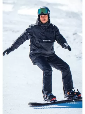 Moška zimska jakna ALPINE PRO CLOC MJCU527 ČRNA/ZELENA