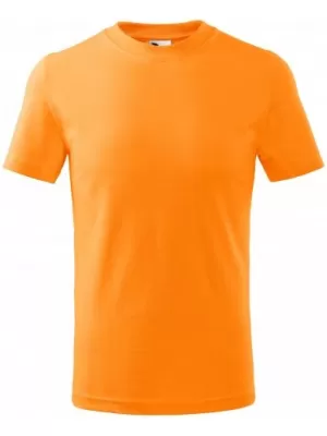 Otroška majica s kratkimi rokavi MALFINI BASIC 138 MANDARINA POMARANČA