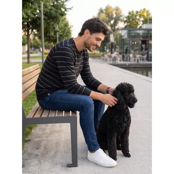  Moška majica s kratkimi rokavi ALTISPORT KIAFAT MTSU706 ČRNA 