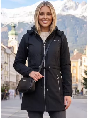 Ženski softshell plašč KIXMI MALAYA ČRNA