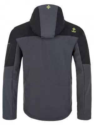 Moška softshell jakna KILPI PRESENA-M QM0157KI TEMNO SIVA
