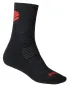 Nogavice SENSOR EXPEDITION MERINO 13200081 ČRNA/RDEČA