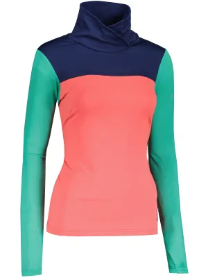 Ženska funkcijska jopa SENSOR COOLMAX THERMO 20200051 KORALNA/SEA GREEN/DEEP BLUE