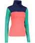 Ženska funkcijska jopa SENSOR COOLMAX THERMO 20200051 KORALNA/SEA GREEN/DEEP BLUE
