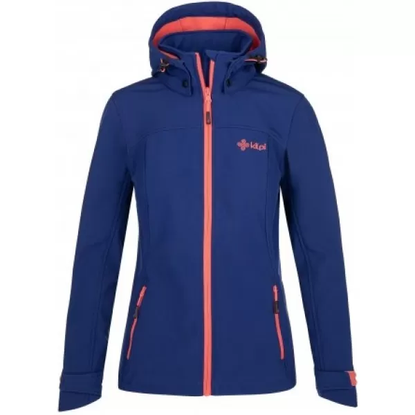  Ženska softshell jakna KILPI RAVIA-W QL0001KI TEMNO MODRA 
