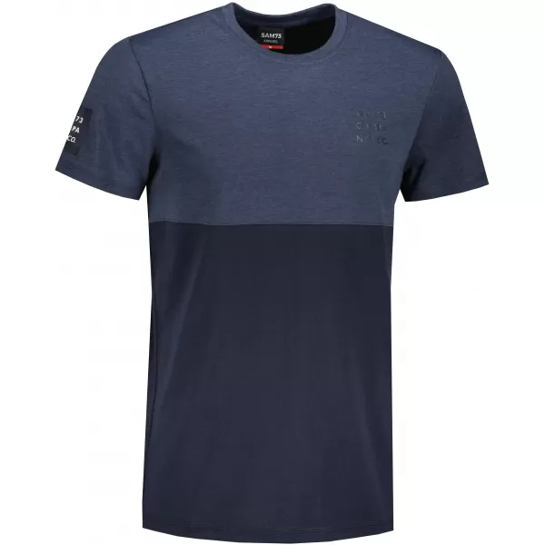  Moška T -majica s kratkimi rokavi SAM 73 KILLIAN MT 781 MODRO 
