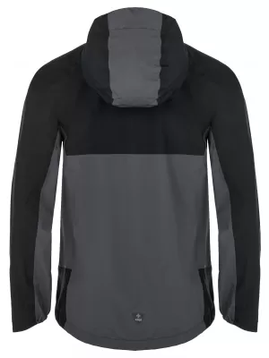 Moška hardshell jakna KILPI HURRICANE-M QM0109KI TEMNO SIVA