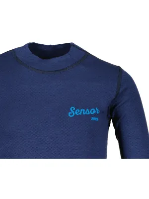Otroška termo majica SENSOR MERINO DF LOGO 21200026 DEEP BLUE