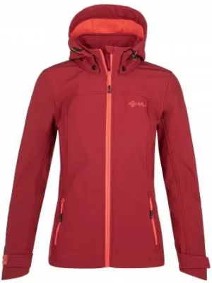 Ženska softshell jakna KILPI RAVIA-W QL0001KI TEMNO RDEČA