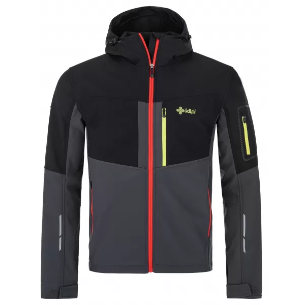  Moška softshell jakna KILPI PRESENA-M QM0157KI TEMNO SIVA 