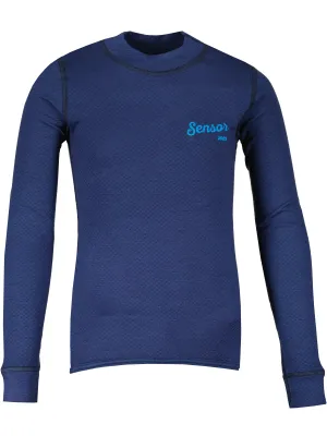 Otroška termo majica SENSOR MERINO DF LOGO 21200026 DEEP BLUE