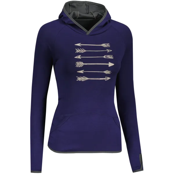  Ženski pulover SENSOR MERINO UPPER ARROWS 21200041 DEEP BLUE 