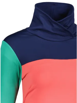 Ženska funkcijska jopa SENSOR COOLMAX THERMO 20200051 KORALNA/SEA GREEN/DEEP BLUE