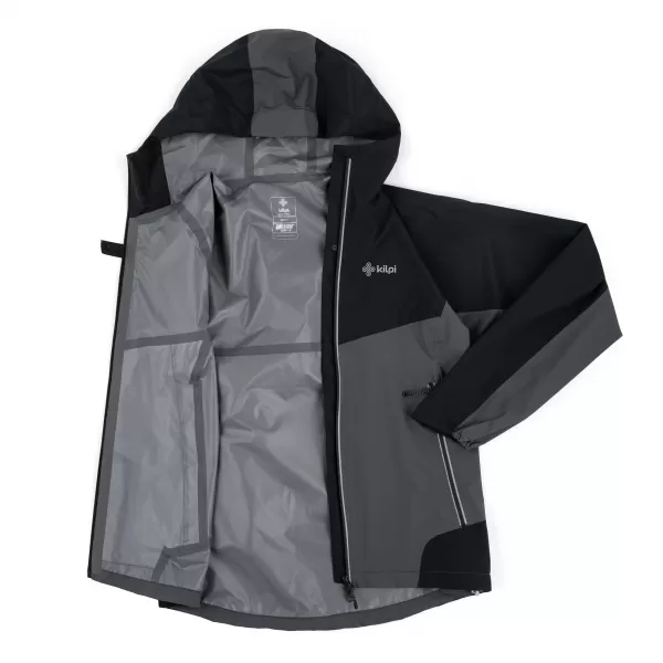  Moška hardshell jakna KILPI HURRICANE-M QM0109KI TEMNO SIVA 