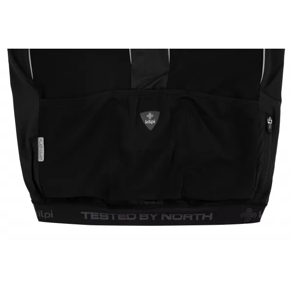  Moški kolesarski dres KILPI CAMPOS-M QM0115KI ČRNA 