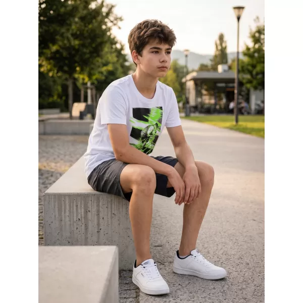  Fant t -majica s kratkimi rokavi SAM 73 LEO BT 550 BELA 
