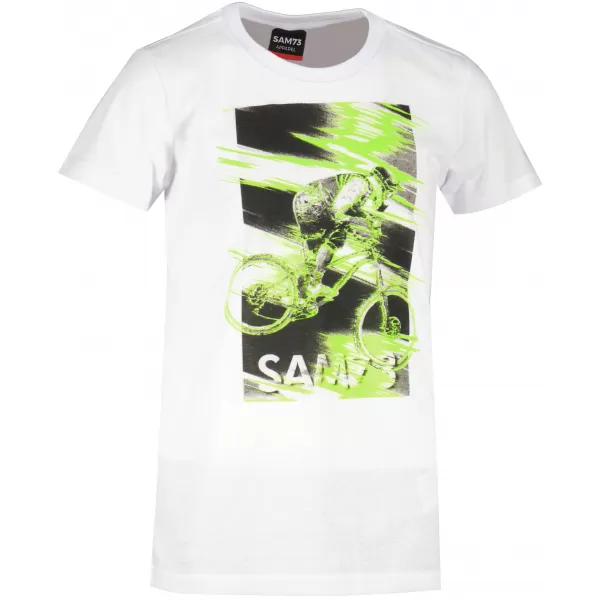  Fant t -majica s kratkimi rokavi SAM 73 LEO BT 550 BELA 